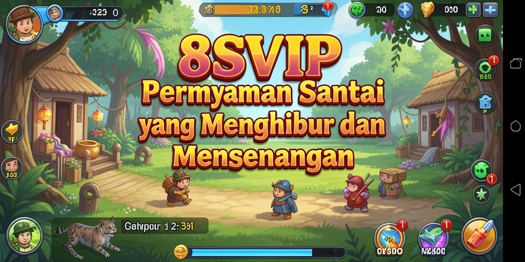Screenshot menunjukkan gameplay seru 8SVIP yang penuh kesenangan.