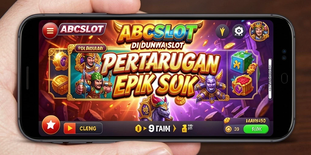 Tampilan gameplay seru dalam pertarungan ABCSLOT.