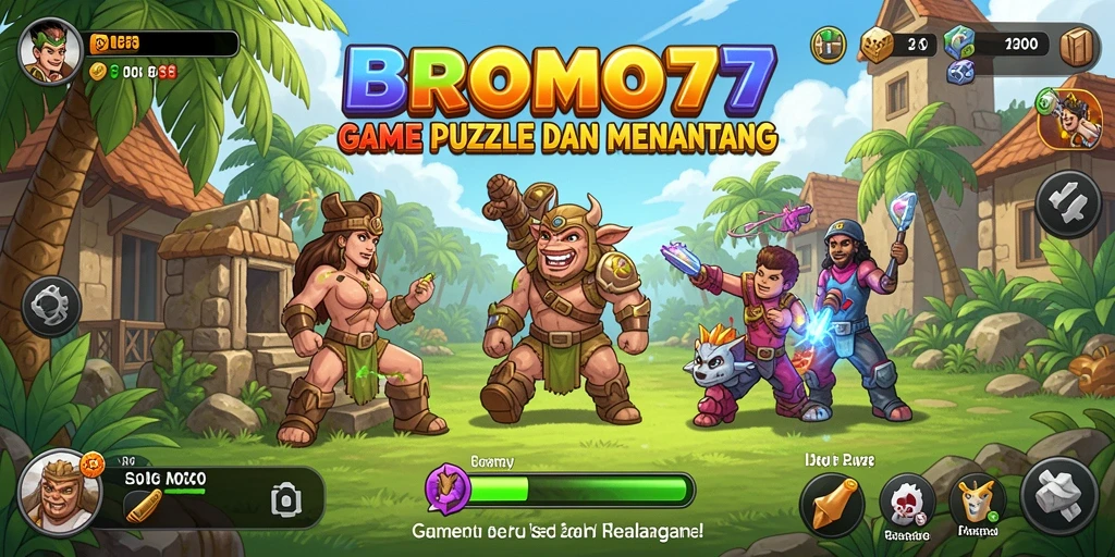 Tampilan gameplay BROMO77 yang menarik dan penuh tantangan.