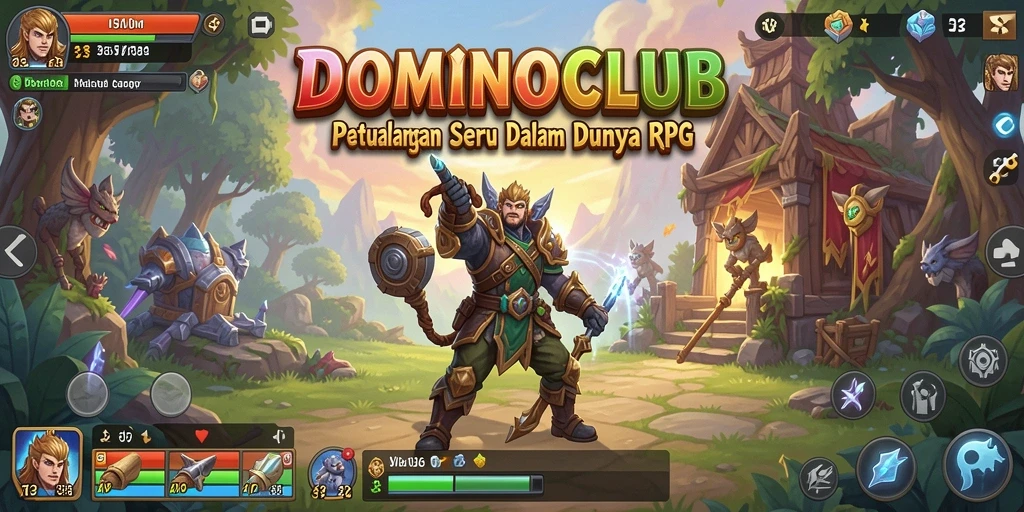 Tampilan gameplay RPG yang penuh dengan petualangan dan eksplorasi.