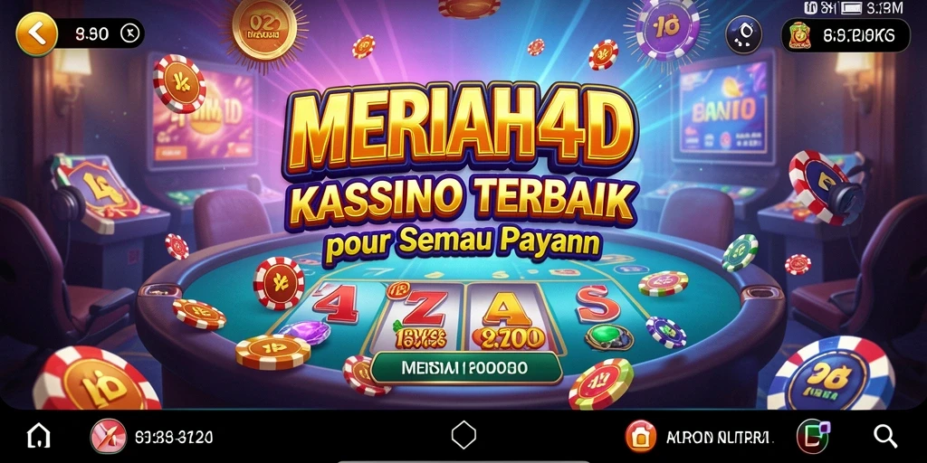 Screenshot gameplay <strong>MERIAH4D</strong> menunjukkan keseruan permainan kasino yang nyata.