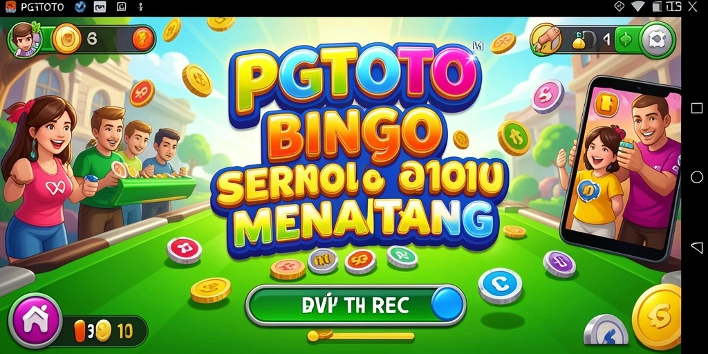 Screenshot gameplay PGTOTO yang menunjukkan suasana Bingo yang seru.