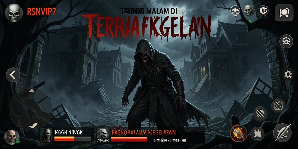 Gameplay RSNVIP7 yang menegangkan dengan suasana Horror yang mencekam.